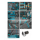 HAZET 179NX-8/206 TOOL TROLLEY WITH 206 TOOLS AND 8 DRAWERS